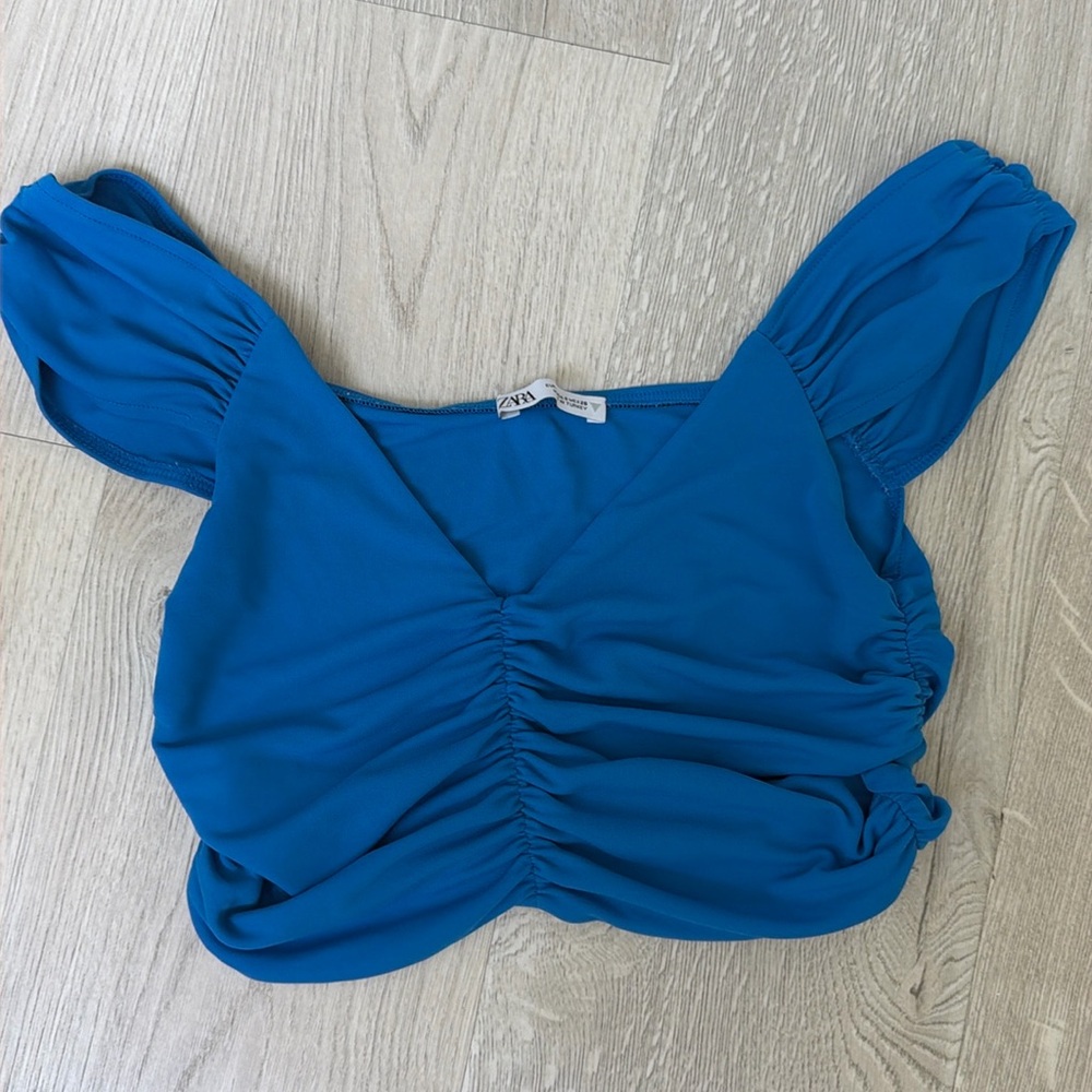 Zara blue tank top